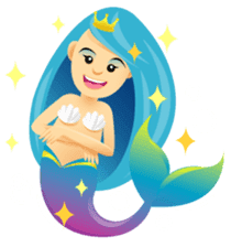 Mermaid Blue sticker #8793894