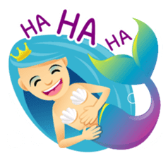 Mermaid Blue sticker #8793895