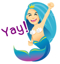 Mermaid Blue sticker #8793900