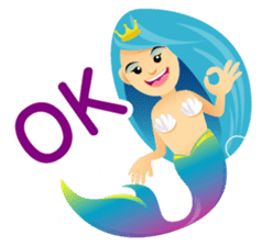 Mermaid Blue sticker #8793902