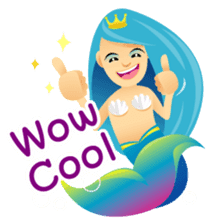 Mermaid Blue sticker #8793903