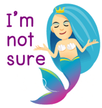 Mermaid Blue sticker #8793906