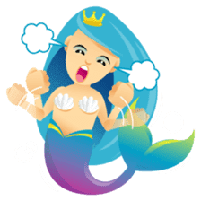Mermaid Blue sticker #8793912