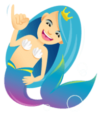 Mermaid Blue sticker #8793913
