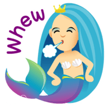 Mermaid Blue sticker #8793915