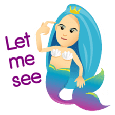 Mermaid Blue sticker #8793920