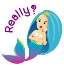 Mermaid Blue sticker #8793926