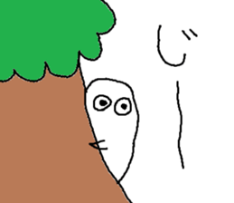 Haunted kun sticker #8793933