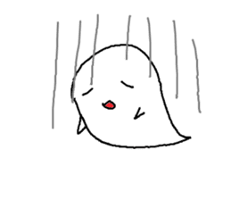 Haunted kun sticker #8793943