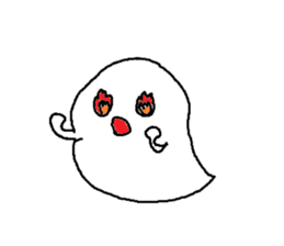 Haunted kun sticker #8793946