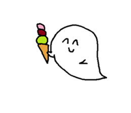 Haunted kun sticker #8793965