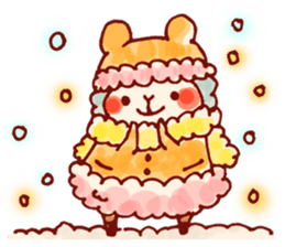 Winter Howahowa Animal. sticker #8794276