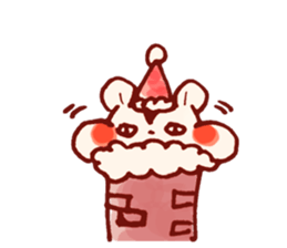 Winter Howahowa Animal. sticker #8794293