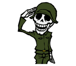 skeleton_soldier sticker #8794658