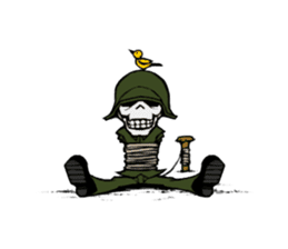 skeleton_soldier sticker #8794688
