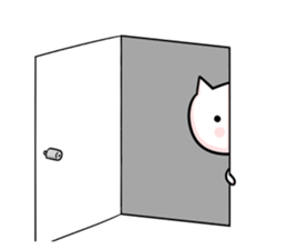 The cat which is a young girl sticker #8794940