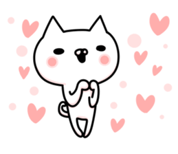 The cat which is a young girl sticker #8794949