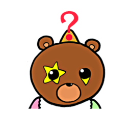 clown Bear sticker #8795018