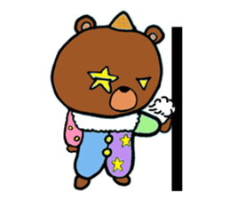 clown Bear sticker #8795045
