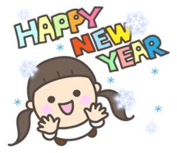 I wish you a happy new year !! sticker #8795627