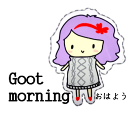 Dress seal sticker      (For girls) sticker #8795818