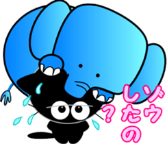 Friends of cute cat-4 sticker #8796310