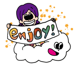 cheerful laughter-enjoy&party- sticker #8796398