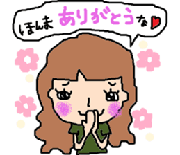 "KANSAI"Girl sticker #8796540