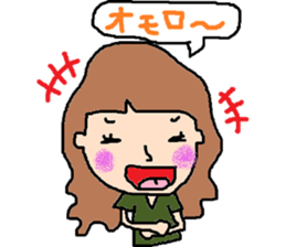 "KANSAI"Girl sticker #8796544