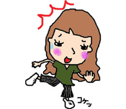 "KANSAI"Girl sticker #8796548