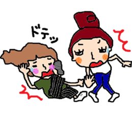 "KANSAI"Girl sticker #8796549