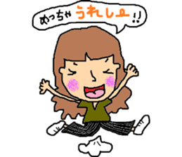 "KANSAI"Girl sticker #8796554