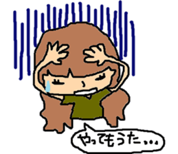 "KANSAI"Girl sticker #8796555