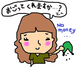 "KANSAI"Girl sticker #8796568