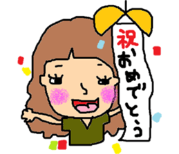 "KANSAI"Girl sticker #8796570