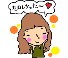"KANSAI"Girl sticker #8796573