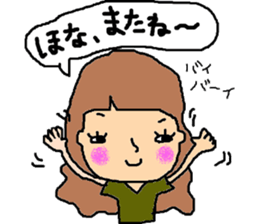 "KANSAI"Girl sticker #8796577