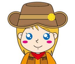 Cutie Cowgirl (Cowboy girl version) sticker #8796778