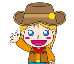 Cutie Cowgirl (Cowboy girl version) sticker #8796779
