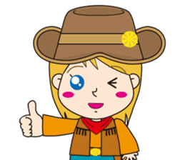 Cutie Cowgirl (Cowboy girl version) sticker #8796780