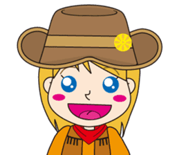 Cutie Cowgirl (Cowboy girl version) sticker #8796782