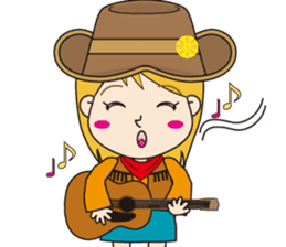Cutie Cowgirl (Cowboy girl version) sticker #8796786