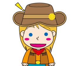 Cutie Cowgirl (Cowboy girl version) sticker #8796788