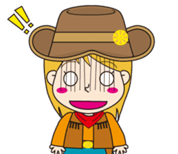 Cutie Cowgirl (Cowboy girl version) sticker #8796789