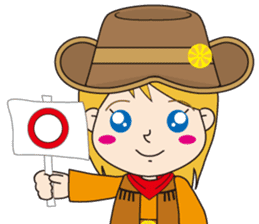 Cutie Cowgirl (Cowboy girl version) sticker #8796791
