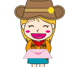 Cutie Cowgirl (Cowboy girl version) sticker #8796793