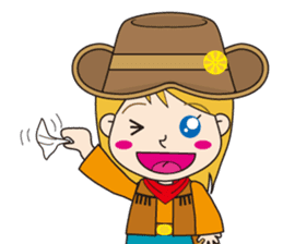 Cutie Cowgirl (Cowboy girl version) sticker #8796796