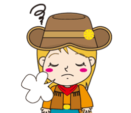 Cutie Cowgirl (Cowboy girl version) sticker #8796797