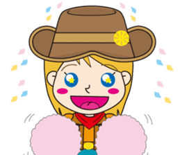 Cutie Cowgirl (Cowboy girl version) sticker #8796799