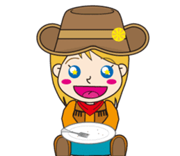 Cutie Cowgirl (Cowboy girl version) sticker #8796800